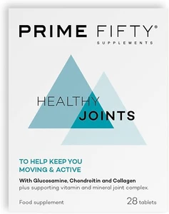 Prime Fifty Healthy Joints Tablets 28 Day Joint Supplement for Over 50s Mobility - Picture 1 of 5