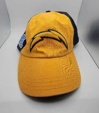 NFL Los Angeles Chargers Hat Ball Cap 47 Brand YELLOW  / BLACK  Licensed Cover
