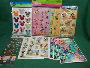 Group of Hallmark Disney Stickers Mickey Minnie Clubhouse Ears Puffy Epoxy - Picture 1 of 6