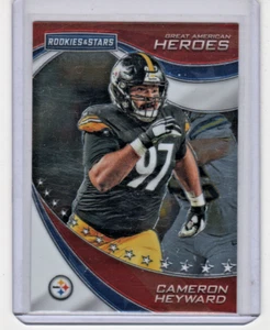 CAMERON HEYWARD 2019 Rookies and Stars GREAT AMERICAN HEROES #17 PITTSBURGH - Picture 1 of 1