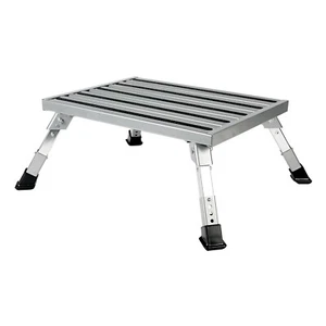 Heavy Duty Adjustable Folding Step Platform Stool Camper Trailer Car Truck Rv Tv - Bild 1 von 12