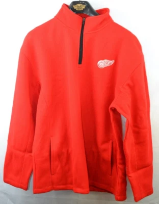 Pullover térmico Detroit Red Wings 1/4 cremallera para hombre - L (DRW-05) Foto 1 de 4