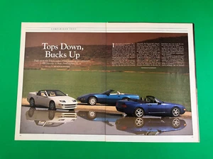 1992 PORSCHE 968 CABRIO ORIGINAL VINTAGE 7 PAGE ROAD TEST PRINT ARTICLE AD - Picture 1 of 4