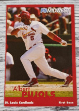 Albert Pujols St Louis Cardinals First Base FSN Midwest 15th MLB Baseball Card