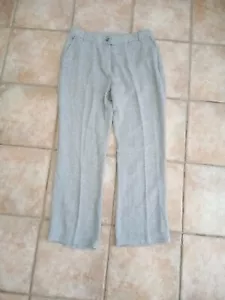 Ladies Grey Wide Leg Trousers Size 14. L28 Ins. - Picture 1 of 4