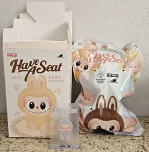 POP MART - NEW Labubu The Monsters Have A Seat Vinyl Plush Hehe SEALED US SELLER - Picture 1 of 4