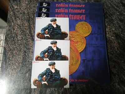 Robin Trower No More Worlds To Conquer translucent  Red Vinyl  SIGNED  - Image 1 of 3