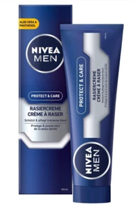 NIVEA CREMA DA BARBA UOMO PROTECT&CARE ALOE VERA + PANTENOLO PER RASATURA RAVVICINATA 100ml - Foto 1 di 1