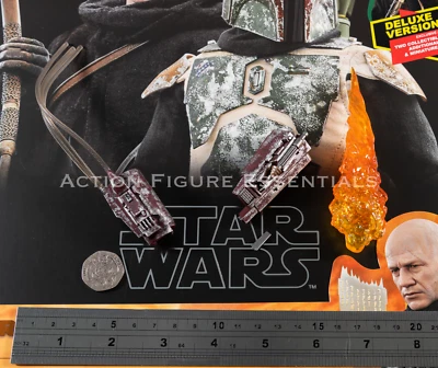 Hot Toys Boba Fett Gauntlets + Flame Effect 1/6 Figure Part TMS034 Mandalorian - Image 1 of 4