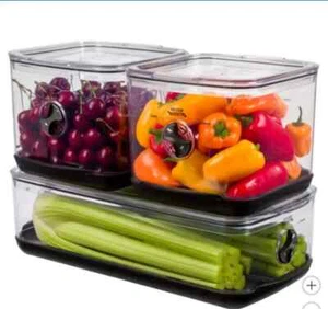 ProKeeper+ Fresh Produce Keeper Set of 3 – Fruit & Veggie Storage - Picture 1 of 3