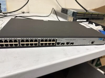 HP JD992A V1905-24-PoE - 24-Port Managed PoE Switch TESTED TURNS ON - Image 1 of 4