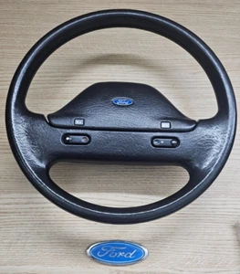 FORD GRANADA MK3 Ghia STEERING WHEEL COMPLETE 85 BG 3599CA NEW OLD STOCK - Picture 1 of 8