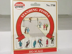 Model Power HO scale 5708 Standing People Figures - Picture 1 of 1