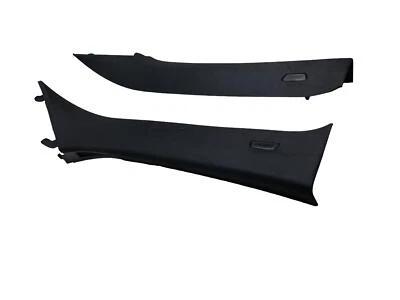 2023 2024 BMW X1 U11 FRONT A-PILLAR TRIM PANEL COVER SET BLACK 51439462311 OEM - Image 1 of 4