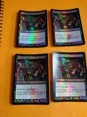 Ostiary Thrull.  playset guildpact Magic the Gathering 4 Card. foil version - Image 1 of 4