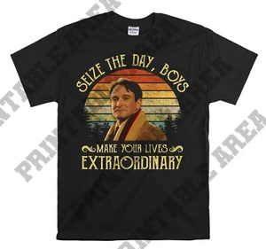 Camiseta con Capucha John Keating Vintage Aprovecha el Día Película Hombres Mujeres Unisex MO251 - Imagen 1 de 5