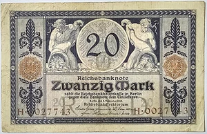 Germany. Imperial Bank. 1883-1918 Issues. 20 mark type 1915. - Picture 1 of 2