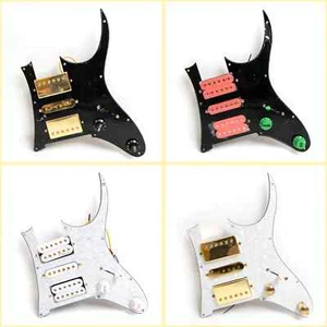 For Ibanez Guitar Prewired Loaded Pickguard with HSH Humbucker Pickups Set - Picture 1 of 40