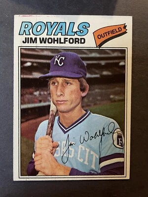 1977 Topps #622 Jim Wohlford Kansas City Royals - Image 1 of 2