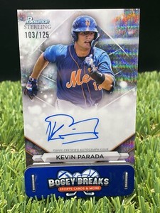 2023 Bowman Sterling Kevin Parada Wave Refractor /125 Auto Autograph #PA-KP JF