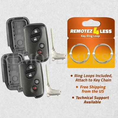 2 for 2006 2007 2008 2009 2010 2011 2012 Lexus IS250 Remote Shell Case Cover Foto 1 de 4