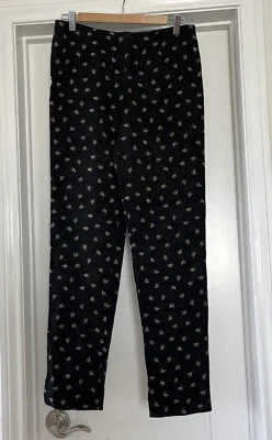 emporio armani silk floral pants vintage 1970s - Imagem 1 de 3