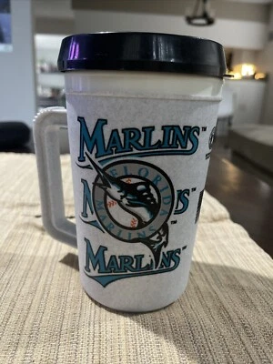 Copa Florida Marlins 1997 22 oz Super Termo Plástico Aislado Taza Taza MLB Foto 1 de 4