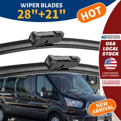 Limpiaparabrisas de 28"" 21"" para Ford Transit-150/250 2015-2021 calidad OEM Foto 1 de 4