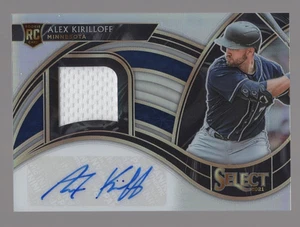 ALEX KIRILLOFF 2021 PANINI SELECT SILVER PRIZM RC AUTO/JERSEY #183/199 TWINS - Picture 1 of 2