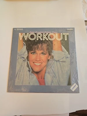 Jane Fondas Prime Time Workout Laserdisc 1984 Barre Aerobics-Sealed-New Free S&H - Image 1 of 4