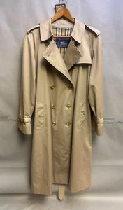 Burberry Tan Beige Nova Check Kensington Heritage Belted Long Trench Coat - Picture 1 of 8