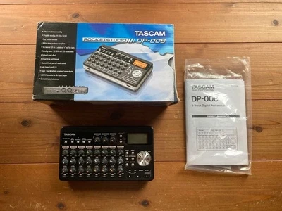 TASCAM DP-008 Digital 8-Track Pocket Studio Multitrack Recorder Works W/Manual - Bild 1 von 4