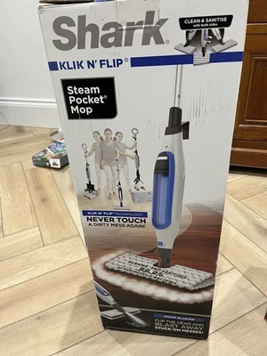 Shark Klik n Flip Steam Pocket Mop Hard floor Cleaner With Accessories - image 1 of 4