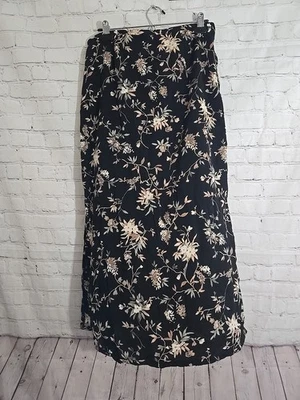 De Colección Maxi Falda Floral Oscura Moody Talla M/L FairyGrunge Capricho Bruja Goblincore Foto 1 de 4