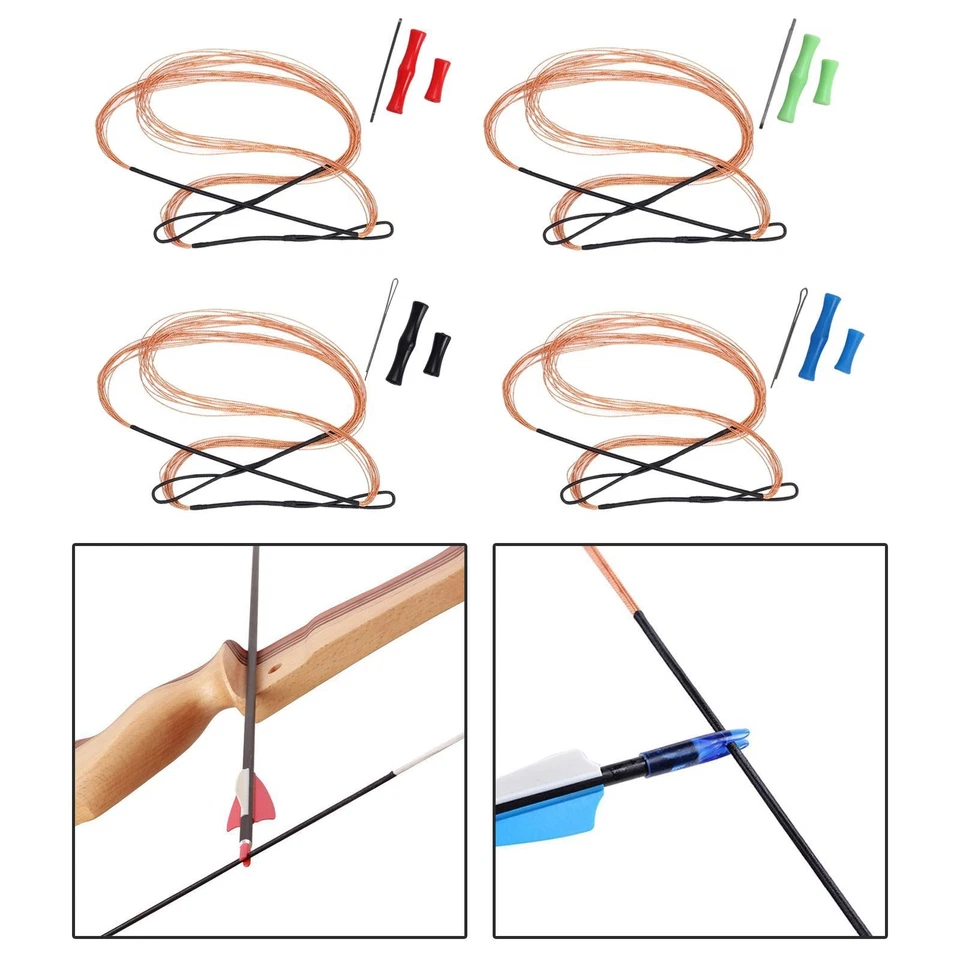 Longbow String Easy Install and Finger Saver Bowstring Replacement Arrow Finger - Image 1 of 1