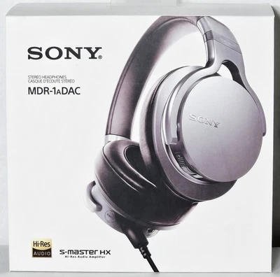 ***Sony MDR1ADAC Premium Hi-Res DAC/Amplifier-Integrated Headphones, Silver*** - Image 1 of 4