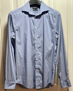 Camisa Lauren Ralph Lauren Para Hombre Talla M 15.5 34/35 Calce Ajustado Rendimiento Elastizada - Imagen 1 de 11