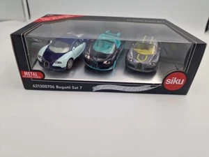 Bugatti 3 car set #7 Limited Edition 621300706 1:43 scale SIKU Die-cast. - Picture 1 of 1