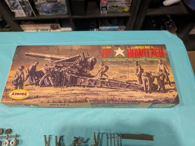 1963 Vintage Aurora 8in Howitzer OPENED AND UNBUILT 307-98.  - Image 1 of 4
