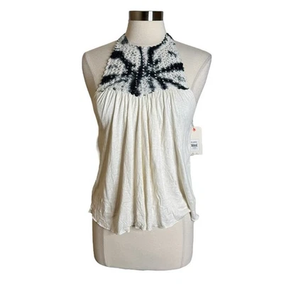 Billabong Crochet Neck Sleeveless Halter Top Women’s Size XS New NWT - Image 1 of 4