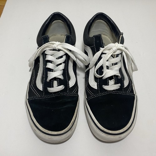 VANS SCARPE DA TENNIS VAN'S NERE TRUE WHITE OLDol SKOOL DON 7 5sex