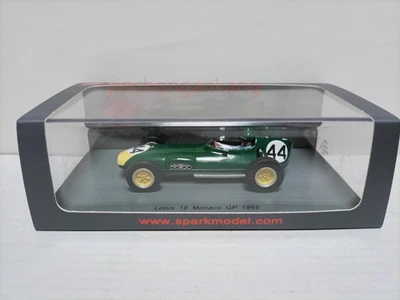 Spark 1:43 Lotus 16 Monaco GP 1959 F1 Grand Prix racing car model - Image 1 of 4