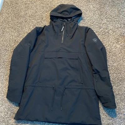Rossignol Snowboard Anorak Pullover Chaqueta Cremallera Lateral - Para Hombre (XXL) - Negro Foto 1 de 4