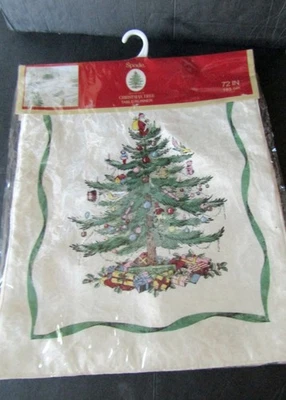 Avanti Linens Spode Christmas Tree Table Runner 72” Long 14" Wide New in Package - Image 1 of 4