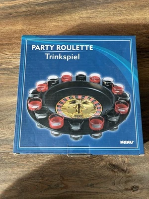 Roulette Trinkspiel Partyspiel Party Feier Casino Saufspiel mit Schnapsgläsern - Bild 1 von 3