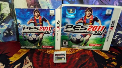 Pro Evolution Soccer 2011 Nintendo 3DS Complete CIB w/ 3D cover & Manual Tested - Image 1 of 4