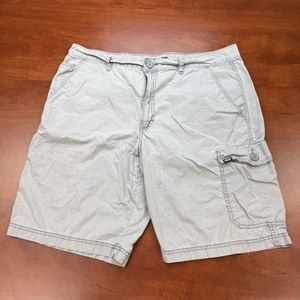 Vans Cargo Shorts Mens 38 Charcoal Gray Skater Chino Grunge Surf Surfer SoCal - Picture 1 of 19