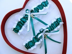 NUOVA giarrettiera da sposa bianca giada SELEZIONA singola, set, reg, taglie forti, charm - Foto 1 di 2