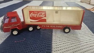 Buddy L Coca Cola Truck 18 wheeler 1980 Coke Missing Bottles Mack Truck - Picture 1 of 8