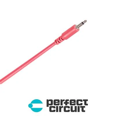 LMNTL 24" 3.5mm Eurorack Modular Synth Patch CABLE - PEACH - PERFECT CIRCUIT